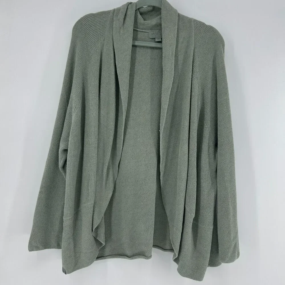 Barefoot Dreams CozyChic Ultra Lite Cocoon Cardigan Womens 2XL Green Beach Glass